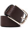 Ремень мужской GRANDE PELLE 00779 под джинсы Коричневый фото, картинка, изображение