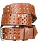 Ремень мужской Grande Pelle 11052 под джинсы Коричневый фото, картинка, изображение