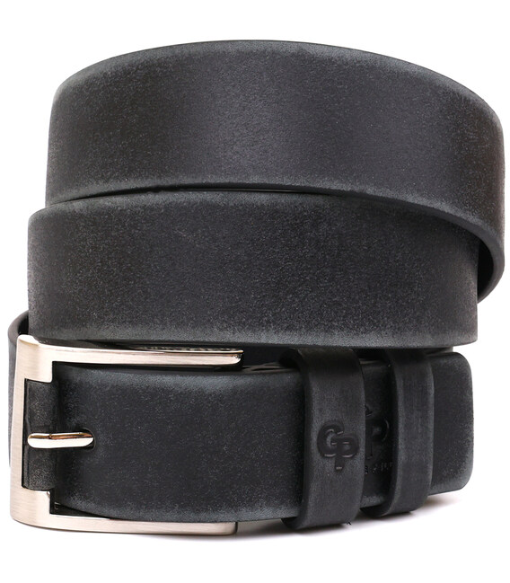 Ремінь чоловічий Grande Pelle 11050 Сірий картинка, зображення, фото