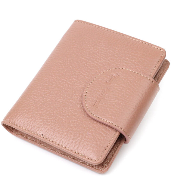 Красивый женский кошелек нежного цвета из натуральной кожи Tony Bellucci 22020 Бежевый фото, картинка, изображение