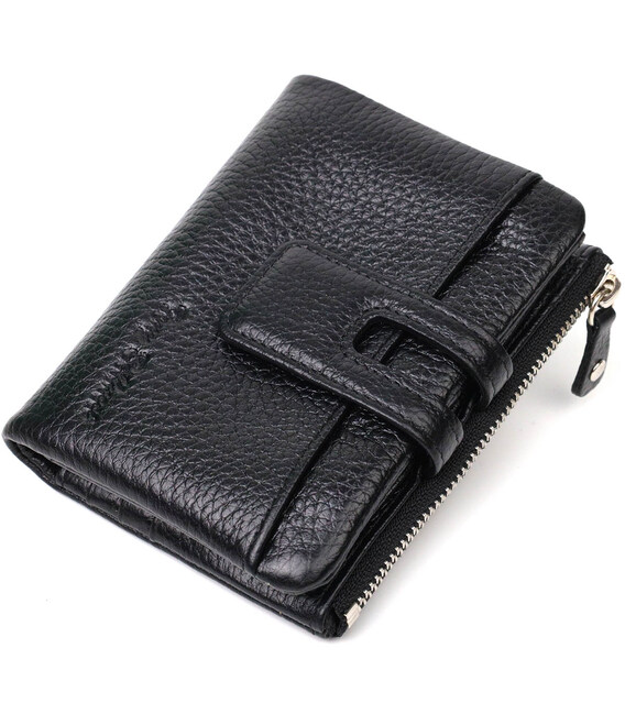 Практичный женский кошелек из натуральной кожи Tony Bellucci 22060 Черный фото, картинка, изображение