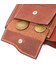 Компактный кошелек из натуральной кожи без застежки GRANDE PELLE 11661 Коричневый фото, картинка, изображение