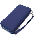 Жіночий гаманець клатч з натуральної шкіри для карток та купюр ST Leather 19431 Синій картинка, зображення, фото