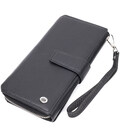 Кошелек клатч унисекс из натуральной кожи для карт и купюр ST Leather 19432 Черный фото, картинка, изображение