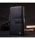 Кошелек клатч унисекс из натуральной кожи для карт и купюр ST Leather 19432 Черный фото, картинка, изображение
