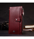Стильный и яркий женский кошелек-клатч ST Leather 19433 Бордовый фото, картинка, изображение