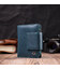 Портмоне для женщин с оригинальной монетницей из натуральной кожи ST Leather 19450 Бирюзовый фото, картинка, изображение