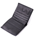 Женский кошелек в классическом черном цвете из натуральной кожи ST Leather 19466 Черный фото, картинка, изображение