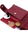 Стильне жіноче портмоне з блоком для карт з натуральної шкіри ST Leather 19472 Бордовий картинка, зображення, фото