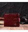 Стильное женское портмоне с блоком для карт из натуральной кожи ST Leather 19472 Бордовый фото, картинка, изображение