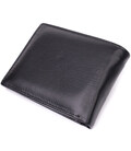 Мужской кошелек-зажим из натуральной кожи ST Leather 22460 Черный фото, картинка, изображение