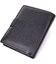 Солидный мужской бумажник вертикального формата из натуральной кожи ST Leather 22462 Черный фото, картинка, изображение