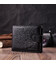 Интересный бумажник с блоком под документы из натуральной кожи ST Leather 22480 Черный фото, картинка, изображение