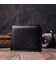 Удобное мужское портмоне из натуральной кожи ST Leather 22482 Черный фото, картинка, изображение