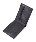 Компактне чоловіче портмоне з натуральної шкіри ST Leather 22486 Чорний картинка, зображення, фото