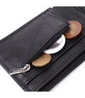 Компактне чоловіче портмоне з натуральної шкіри ST Leather 22486 Чорний картинка, зображення, фото