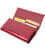 Шкіряний лакований гаманець з блоком для кредитних карток ST Leather 22682 Червоний картинка, зображення, фото