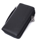 Мужской кожаный клатч для карт купюр и документов ST Leather 22684 Черный фото, картинка, изображение