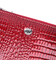 Фактурный клатч на два отделения из лакированной натуральной кожи ST Leather 22692 Красный фото, картинка, изображение