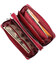 Фактурний клатч на два відділення з лакованої натуральної шкіри ST Leather 22692 Червоний картинка, зображення, фото