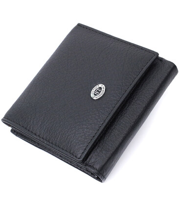 Гарний гаманець для жінок із натуральної шкіри ST Leather 22709 Чорний картинка, зображення, фото