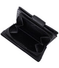 Жіночий гаманець з монетницею та блоком для пропусків із натуральної шкіри ST Leather 22713 Чорний картинка, зображення, фото