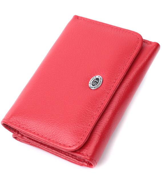 Женский кошелек горизонтального формату из натуральной кожи ST Leather 22721 Красный фото, картинка, изображение