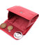 Зручне жіноче портмоне з натуральної шкіри ST Leather 22723 Червоний картинка, зображення, фото