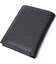 Чоловіче шкіряне портмоне для карток купюр та монет ST Leather 22733 Чорне картинка, зображення, фото