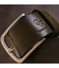 Ремень мужской под джинсы GRANDE PELLE 11255 Шоколадный фото, картинка, изображение