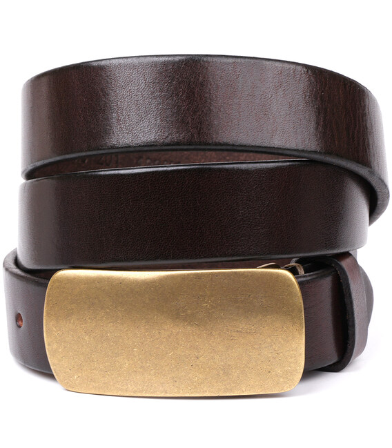 Ремень мужской автомат Vintage 20067 Коричневый фото, картинка, изображение