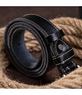 Ремень унисекс Vintage 20069 Черный фото, картинка, изображение