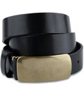 Ремень мужской автомат сasual Vintage 20122 Черный фото, картинка, изображение