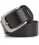 Ремень классика мужской Vintage 20123 Черный фото, картинка, изображение