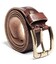 Ремень кожаный Vintage 20132 Темно-коричневый фото, картинка, изображение