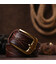 Ремінь шкіряний Vintage 20132 Темно-коричневий картинка, зображення, фото