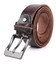 Ремень с массивной пряжкой Vintage 20128 Коричневый фото, картинка, изображение
