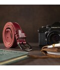 Ремень женский Vintage 20124 Бордовый фото, картинка, изображение