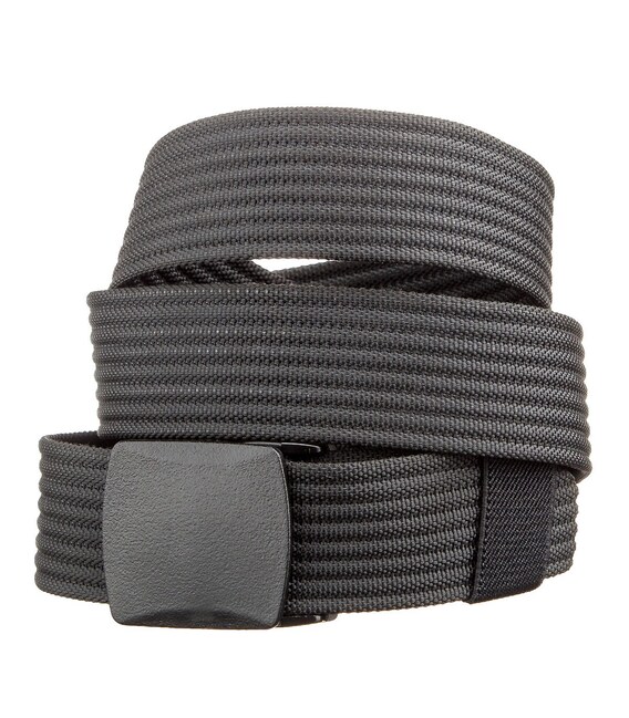 Плотный текстильный мужской ремень Vintage 20227 Черный фото, картинка, изображение