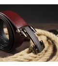Ремень мужской с пряжкой уголки Vintage 20261 Коричневый фото, картинка, изображение