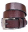 Ремень мужской с классической пряжкой Vintage 20357 Коричневый фото, картинка, изображение