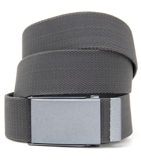 Текстильный ремень из серой пряжкой Vintage 20534 Серый фото, картинка, изображение