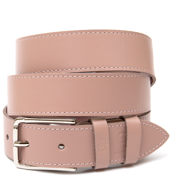 Кожаный ремень для женщин GRANDE PELLE 11451 Розовый фото, картинка, изображение