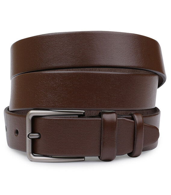 Батальний чоловічий ремінь з натуральної шкіри Vintage 20701 Коричневий картинка, зображення, фото