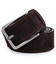 Классический замшевый ремень для мужчин Vintage 20705 Коричневый фото, картинка, изображение