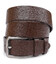 Стильный ремень из натуральной кожи Vintage 20736 Коричневый фото, картинка, изображение