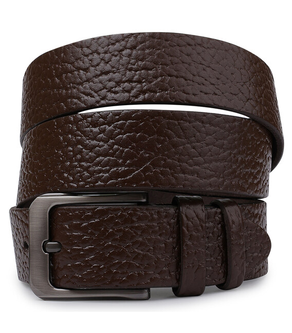 Добротный мужской ремень Vintage 20744 Коричневый фото, картинка, изображение