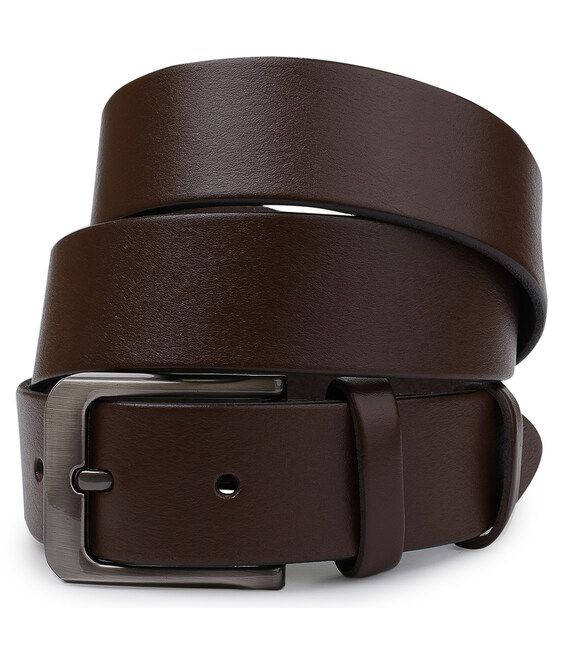 Стильный мужской ремень Vintage 20746 Коричневый фото, картинка, изображение