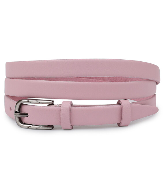 Женский ремень из натуральной кожи Vintage 20753 Розовый фото, картинка, изображение