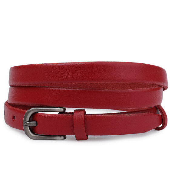 Шкіряний жіночий ремінь Vintage 20768 Червоний картинка, зображення, фото